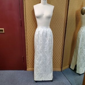 Vintage Bridal Skirt with Side Slits